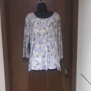 Croft & Barrow Floral Top